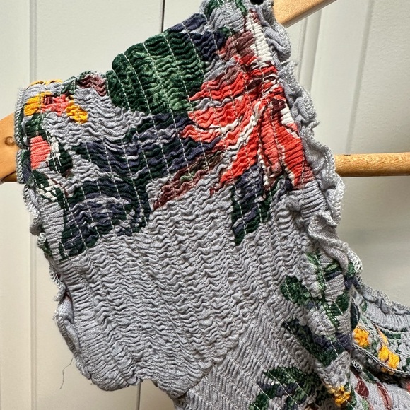 Patrons of Peace Gray Floral Maxi Dress - Picture 8 of 8